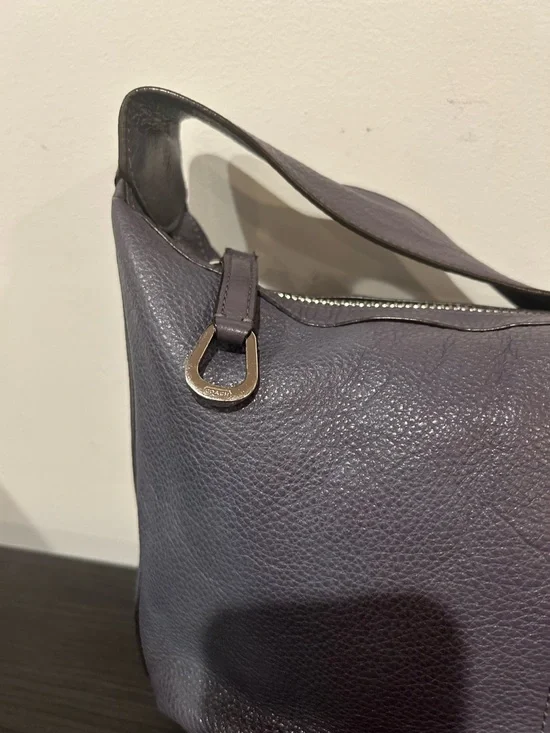 Coach Avery small hobo bag in purple pebbled leather EUC - Picture 10 of 12